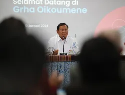 Ingatkan Persatuan di Hadapan PGI, Prabowo: Our Future is Great