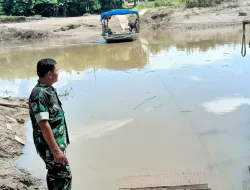 Akibat Cuaca Ekstrim Danramil 11 Pebayuran Tekankan Pemantauan Debit Air Sungai Citarum