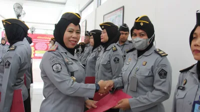 Sah, Kalapas Kukuhkan Wali Pemasyarakatan dan Kader Kesehatan Warga Binaan