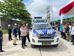 Kapolres Rohil Cek Logistik dan Alat-alat Kelengkapan TPS di Gudang KPU