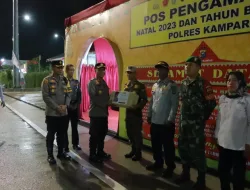 Polres Kampar Bersama Instansi Terkait Gelar Patroli Gabungan Skala Besar di Malam Tahun Baru