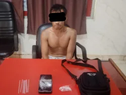 Tim Mata Elang Satresnarkoba Polres Kuansing Bekuk Tersangka Tindak Pidana Narkotika Jenis Sabu di Desa Sako Pangean