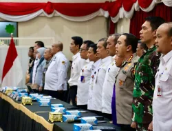 Kapolresta Pekanbaru Hadiri Rapat Koordinasi Persiapan Distribusi Pemilihan Umum Tahun 2024