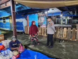 Polsek Concong Gelar Patroli Malam dan Sosialisasi Pemilu Damai