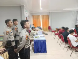 Pastikan Keamanan Kondusif Tahap Rekapitulasi Penghitungan Suara, Subsatgas Pam Obyek Giat OMB LK 2023-2024 Pengamanan PPK 15 Kecamatan di Pekanbaru
