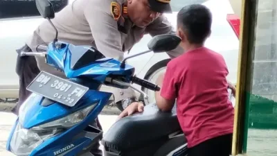 Kapolsek Tambang Titip Pesan Positif kepada Anak Penerus Bangsa