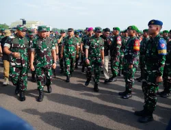 Panglima TNI Saksikan Apel Gelar Pengamanan Pemilu 2024