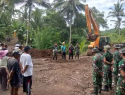 Pasiter Kodim 1623/Karangasem: Cuaca Tidak Bersahabat Pra TMMD Jalan Terus