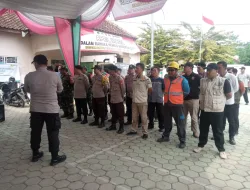 Koramil 11 Pebayuran Hadiri Apel Kesiapan Rapat Pleno