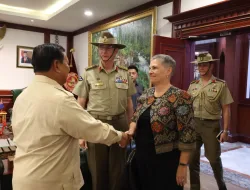 Menhan Prabowo Terima Kunjungan Panglima Angkatan Bersenjata Australia