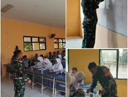 Cerdaskan Anak Bangsa Babinsa Sosialisasikan Aplikasi Digital Anak Jayakarta Di SMPN 04 Tambun Utara