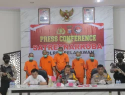 Polres Pelalawan Rilis Penangkapan Peredaran Narkotika di Kabupaten Pelalawan
