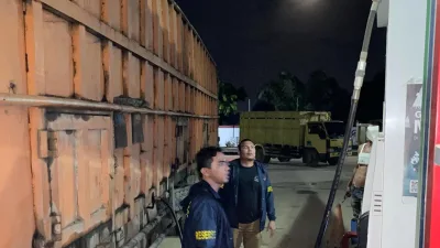 Pastikan stok dan Distribusi BBM Berjalan Lancar, Satreskrim Polres Pelalawan Lakukan Pengecekan Ketersediaan BBM di SPBU di Wilayah Kabupaten Pelalawan