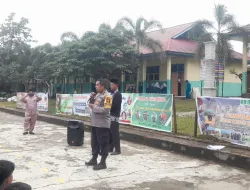Bhanbinkamtibmas Desa Tanjung Turut Serta Aktif Melaksanakan Sosialisasi Penerimaan Anggota Polri TA 2024 di SMAN 1 Tanjung