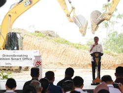 Presiden Groundbreaking Telkom Smart Office di IKN, Menteri BUMN: Akan Jadi Hub Telekomunikasi Nusantara