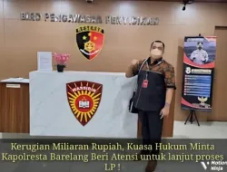 Kerugian Miliaran Rupiah, Kuasa Hukum Minta Kapolresta Barelang Beri Atensi Untuk Lanjut Proses LP