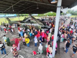 Open Base Jupiter Aerobatic Team Di Lanud Soewondo, Bangkitkan Minat Dirgantara Masyarakat Kota Medan