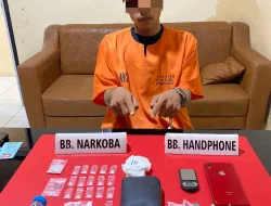 Pengedar Narkoba di Desa Koto Tuo Tidak Berkutik Saat Ditangkap Satnarkoba Polres Kampar