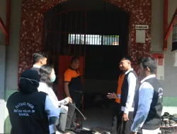 Sidak Blok Hunian, Tim Satgas P4GN Rutan Bangil Kanwil Kemenkumham Jatim Lakukan Kontrol Blok Hunian dan Pemeriksaan Kesehatan