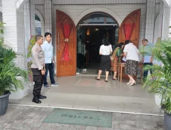 Polsek Sukajadi Melakukan Pengamanan Gereja HKBP Sukajadi Dalam Rangkaian Perayaan Paskah 2024
