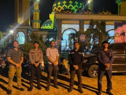 Selama Bulan Suci Ramadhan 1445 H, Polres Kuansing Laksanakan Pengamanan Shalat Tarawih di Berbagai Masjid 