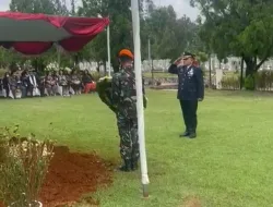 Kepala Intelligence Management Centre Dispamsan Mabesau Pimpin Acara Pemakaman Militer Di TMPN Utama Kalibata