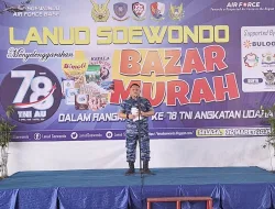 Dibuka Danlanud Soewondo Medan Kolonel Pnb Ucok Enrico Hutadjulu, S.H., M.M., CHRMP, Bazar Murah HUT ke 78 TNI AU “Diserbu” Masyarakat