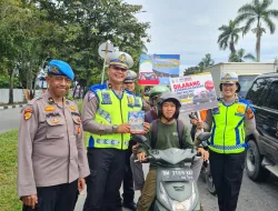 Satgas Binluh Ops Keselamatan Lancang Kuning 2024, Himbau Masyarakat Jadikan Keselamatan Prioritas Utama Saat Dijalan Raya