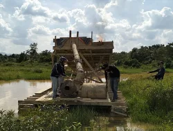 Polsek Singingi Berhasil Menertibkan Penambangan Emas Tanpa Izin di Kelurahan Muara Lembu Kecamatan Singingi