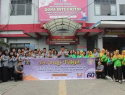 Peringati Hari Bakti Pemasyarakatan ke 60, Lapas Binjai Berbagi Takjil Kepada Para Pengguna Jalan