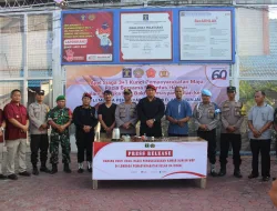 Hari Bakti Pemasyarakatan ke 60, Kalapas Binjai Theo Adrianus Pimpin Razia Gabungan Bersama Petugas Polres,TNI dan BNN