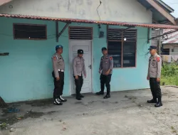 Personel Polsek Kawasan Pelabuhan Patroli Rumah Kosong Antisipasi C3