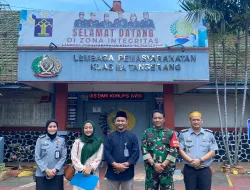 Pastikan Aman, APH dan Kanwil Kemenkumham Banten Lakukan Pendampingan