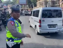 Jalur Wisata Toba Lancar, Polisi Berjaga sepanjang Jalan