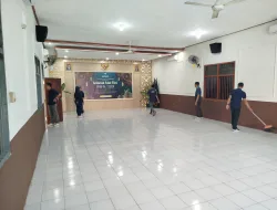 Sabtu Bersih, Rutan Bangil Kanwil Kemenkumham Jatim Laksanakan Bersih-bersih Pasca Kunjungan Lebaran