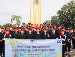 PERINGATI HARI BAKTI PEMASYARAKATAN KE-60, LAPAS PASURUAN GELAR UPACARA TABUR BUNGA