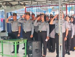 Rutan Pangkalan Brandan Ikuti Apel Pegawai dan Halal Bihalal Bersama Seluruh Jajaran Kemenkumham Secara Virtual