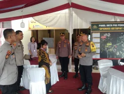 Kapos Pam Simpang Bingung Sambut Kedatangan Irwasda Polda Riau