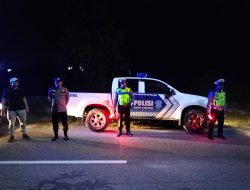 Ciptakan Kamtibmas Kondusif, Polsek Tualang Laksanakan Patroli KRYD