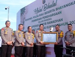 Pengamanan Mudik dan Arus Balik Lebaran 2024 Dinilai Sukses, 6 Kapolres di Riau Raih Penghargaan