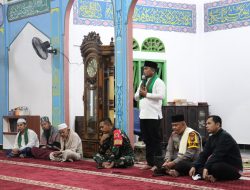 Kapolres, Bupati dan Dandim 0313 KPR laksanakan Subuh Keliling Harmoni di Pulau Terluar Kabupaten Pelalawan