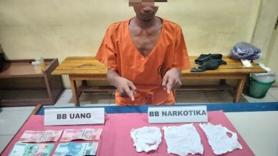 Lagi, Polsek Kampar Kiri Hilir Tangkap Penyalahgunaan Narkoba Dengan Bruto 9.79 Gram