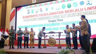 Wujudkan Keselamatan Berlalu Lintas, Ditlantas Polda Riau Gelar FGD