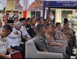 Kapolresta Pekanbaru Resmikan Nomenklatur Polsek Tampan Menjadi Polsek Binawidya