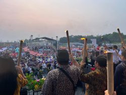 Ribuan Jemaat Hadir dalam Gelaran Bekasi Bright And Bloom di Lapangan Parkir Transera