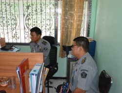 Tertib Perbendaharaan, Subbag Keuangan Kanwil Jatim Lakukan Monev Administrasi Keuangan di Rutan Bangil