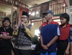 Rizky Sembada calon Wabup “Ngopi Bareng” Kawulo Alit Warkop Putu Kuwot