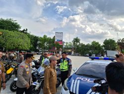 Dalam Rangka Pengamanan Presiden RI ke Riau, Kapolresta Pekanbaru Pimpin Apel Gelar Pasukan 