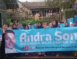 Emak Emak Militan di Pandeglang Siap Mengkan Andra Soni Gubernur Banten Sekali Putaran