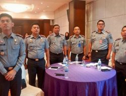 Karutan Pangkalan Brandan Kanwil Kemenkumham Sumut ikuti Rapat Kerja Teknis Pemasyarakatan 2024